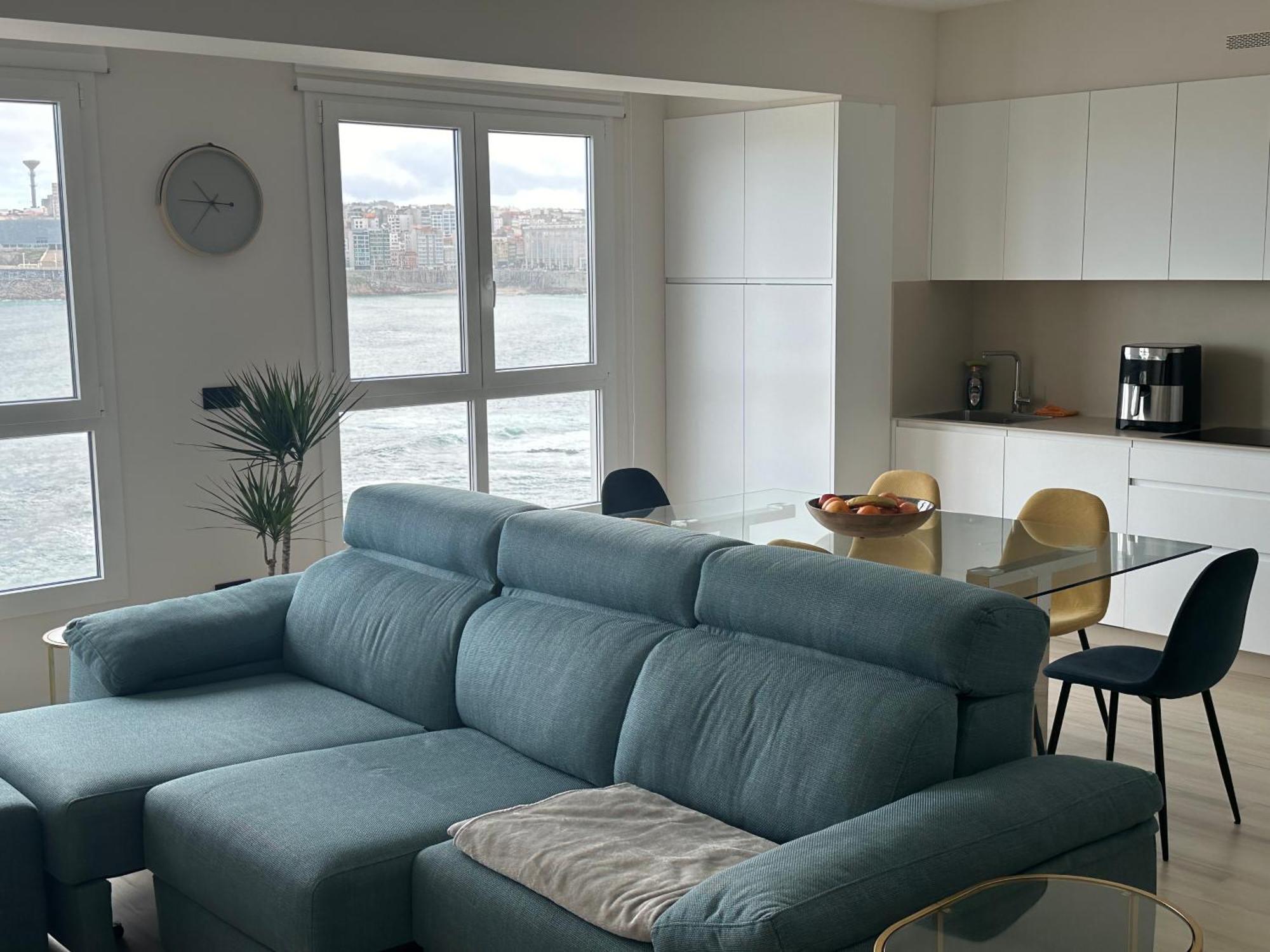 Piso Con Vistas A La Playa De Riazor Apartamento Corunha Exterior foto