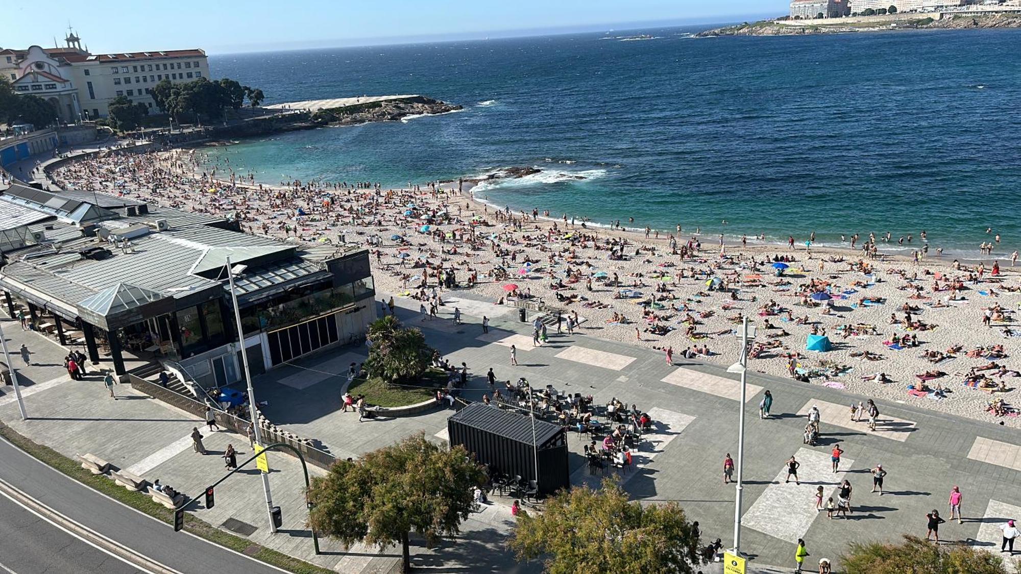Piso Con Vistas A La Playa De Riazor Apartamento Corunha Exterior foto